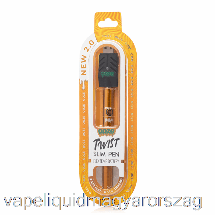Ooze Slim Twist Pen 2.0 Flex Temp Akkumulátor Lédús Narancs Vape E Cigi